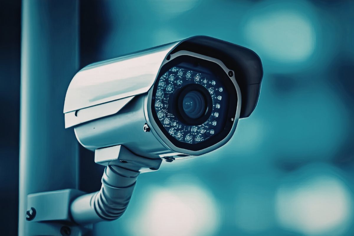 Una telecamera installata