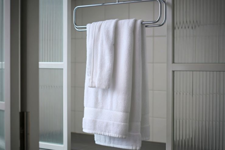 Un asciugamano appeso