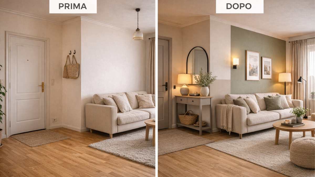 5 interventi a basso costo che cambiano volto alla tua casa senza chiedere permessi