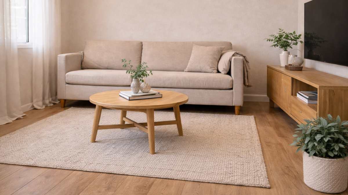 salotto senza oggetti ce fanno disordine