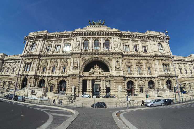 Il palazzo di cassazione di Roma