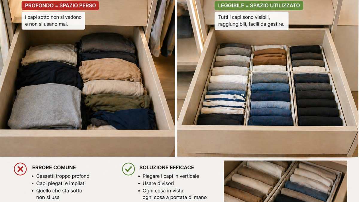 Il sistema semplice: dividere per funzione, non per tipo