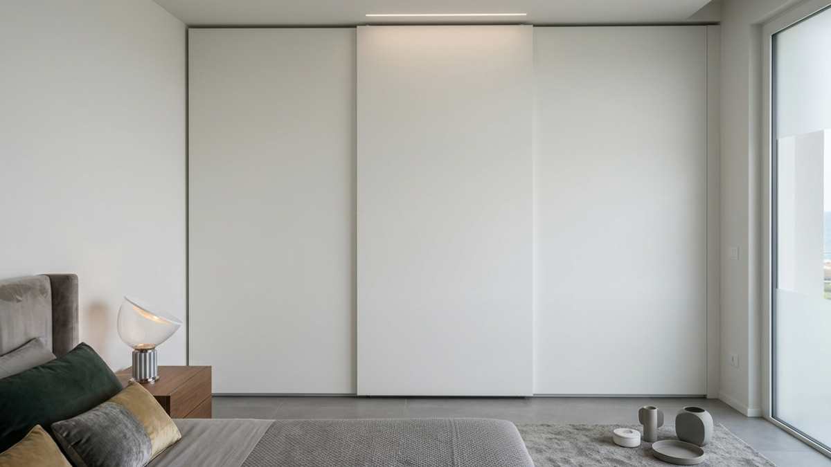 Questo armadio a 3 ante sembra molto più grande di quello che è: il motivo è nella struttura