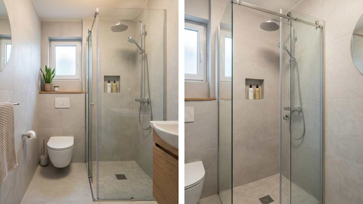 Quanto deve essere grande una doccia piccola