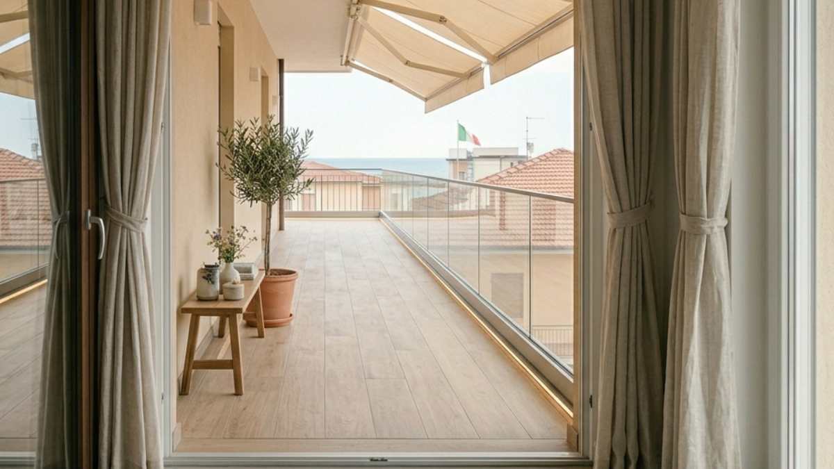 Il pavimento del balcone cambia tutto: ecco perché sembra più grande o più piccolo