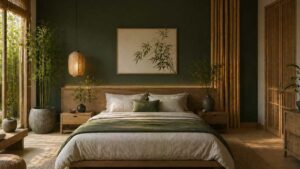 Verde Foresta alle pareti: come inserirlo in camera da letto senza rimpicciolirla