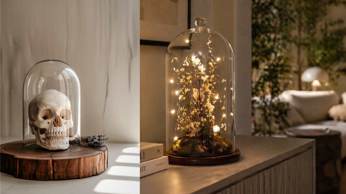 La cloche come oggetto decorativo (che dà senso agli angoli vuoti)