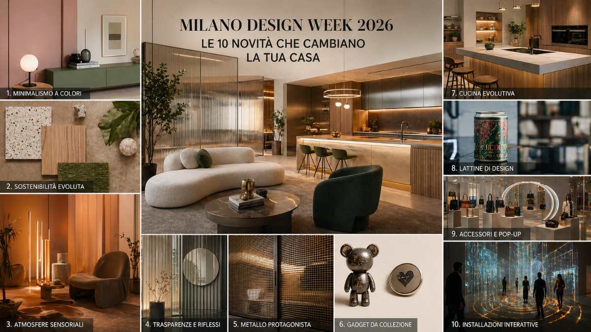 Le case stanno cambiando (e non poco): cosa abbiamo capito davvero dalla Milano Design Week 2026