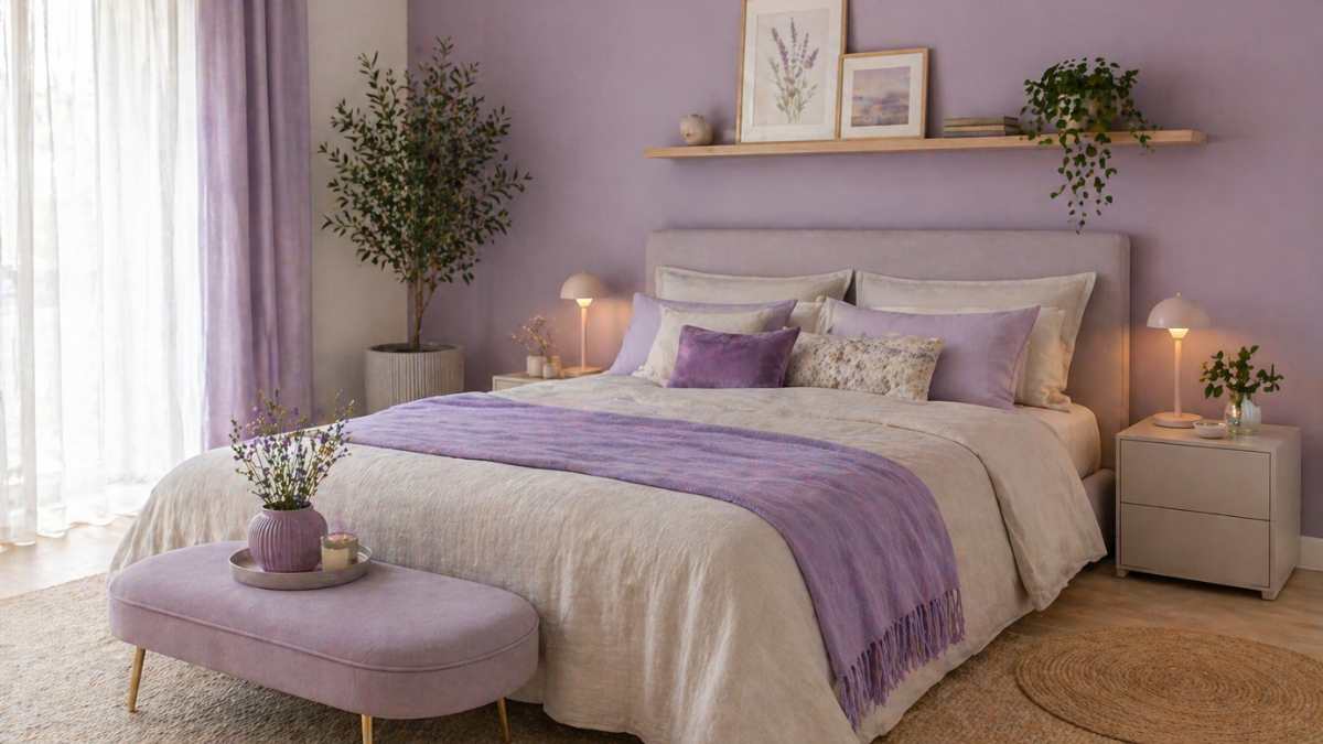 Oltre il convenzionale: i consigli degli esperti su come integrare colori bold come lavanda nell'arredamento di casa