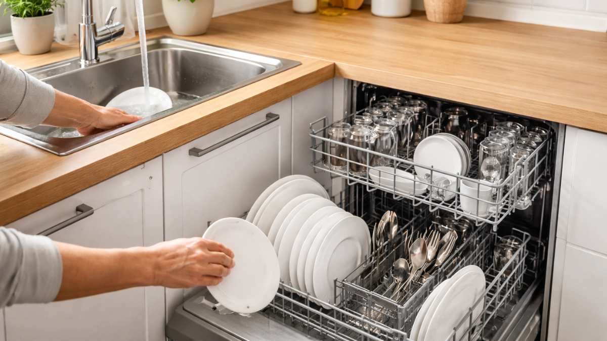 Lavastoviglie e lavello: la distanza che ti semplifica la vita in cucina