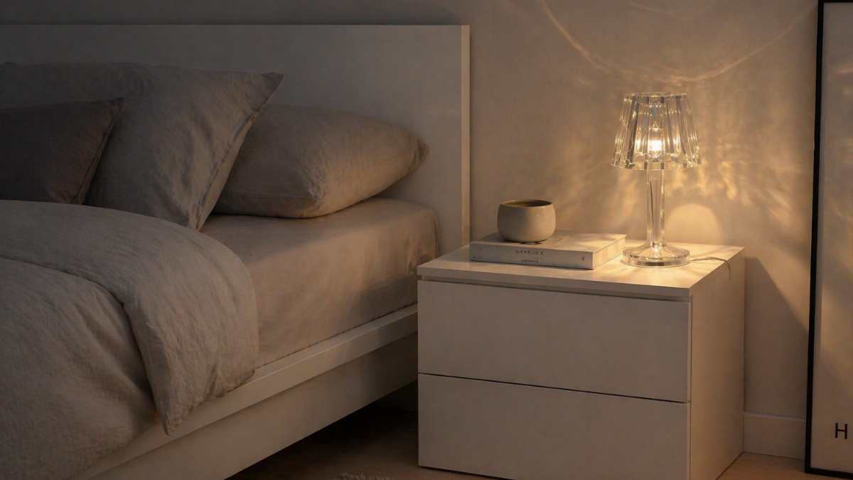 La camera: il comodino è il vero punto debole