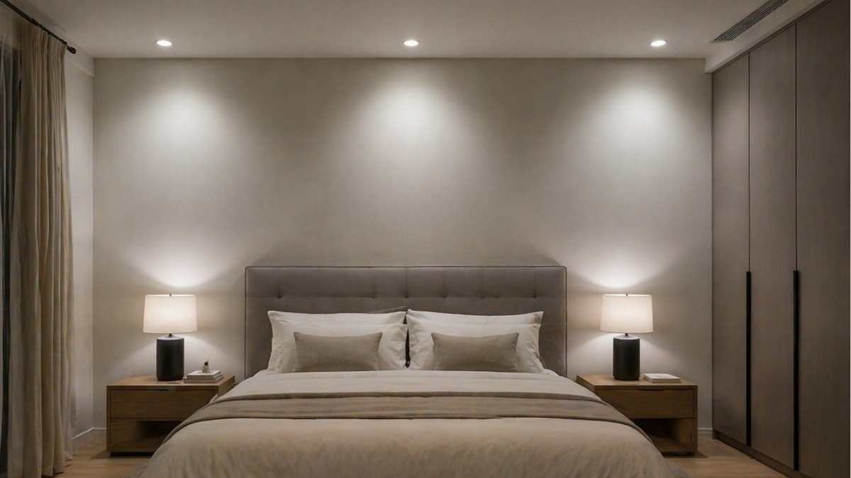 luce sbagliata in camera da letto