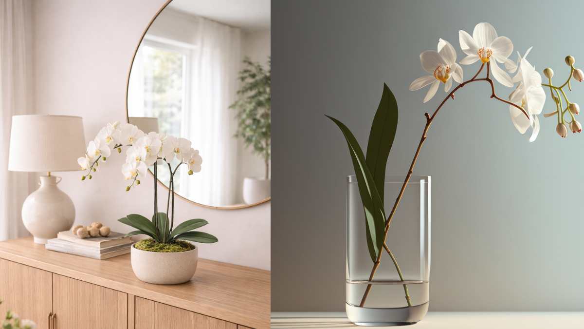 Dove posizionare l’orchidea in salotto