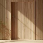 Una porta coltivata simile al legno