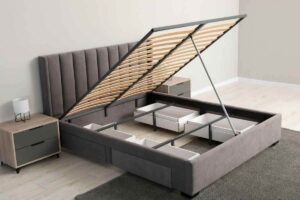 letto con vano contenitore