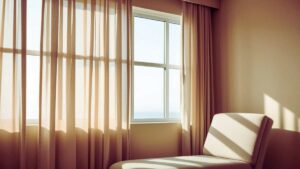 Quasi nessuno usa così le tende: il trucco che fa sembrare la stanza più alta e più elegante