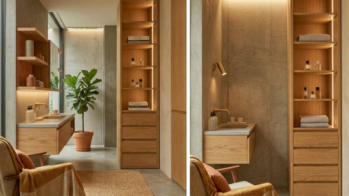 Case piccole ma ordinate: il mobile alto e stretto che sfrutta l’altezza, non la larghezza