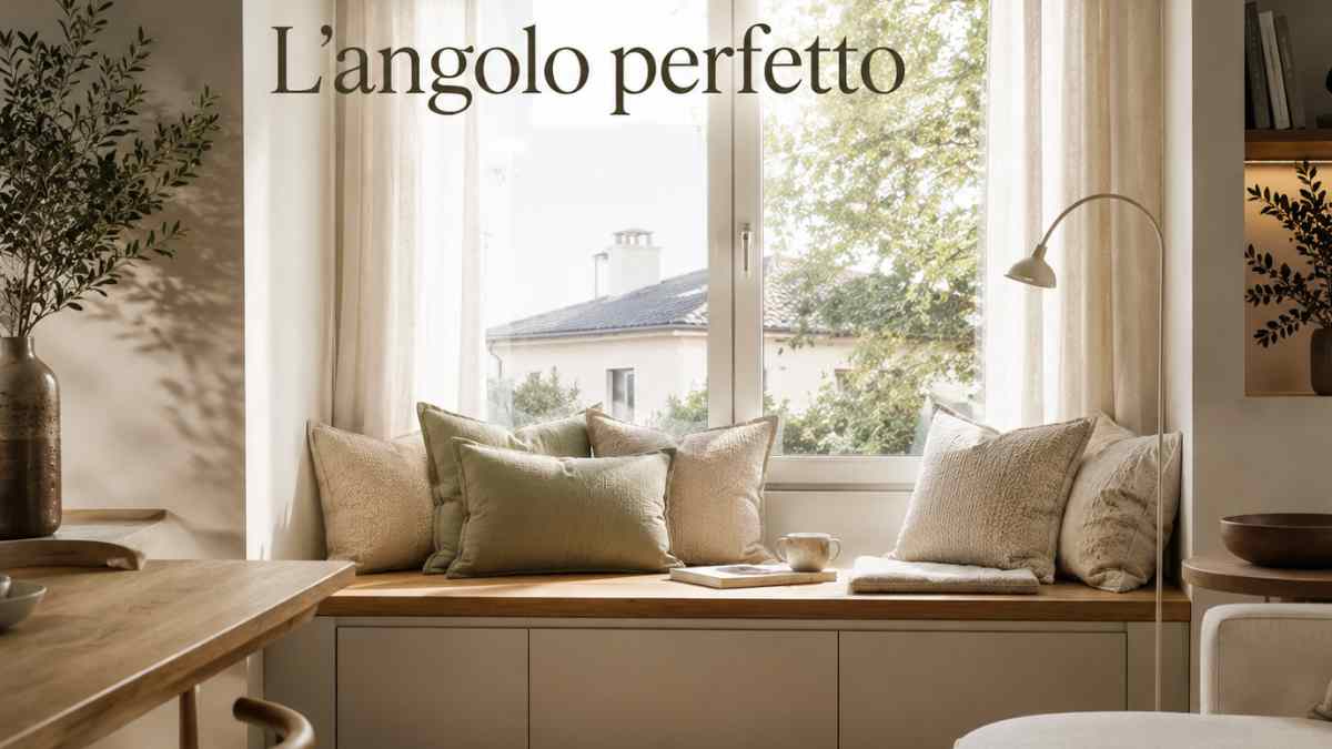Hai un angolo inutilizzato? Può diventare la parte migliore della casa senza grande sforzo