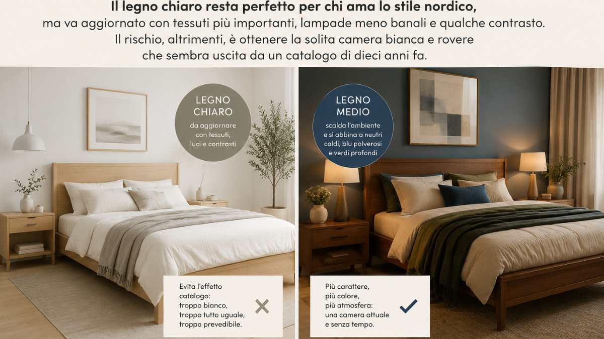 Il legno non è più solo chiaro: tornano le essenze medie, calde e più materiche