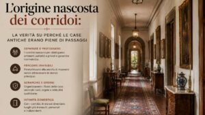 L’origine nascosta dei corridoi: la verità su perché le case antiche erano piene di passaggi