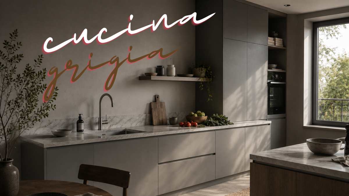 Quello che succede quando il grigio incontra la cucina vera
