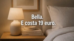 Non credevo che Maisons du Monde avesse una lampada così bella a 19 euro