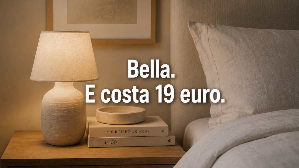 Non credevo che Maisons du Monde avesse una lampada così bella a 19 euro