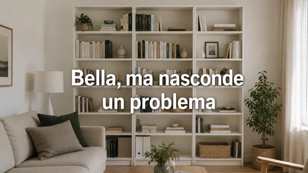 Bella la libreria Billy di IKEA, ma in molti stanno riscontrando un grosso problema