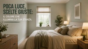 Come scegliere il colore delle pareti se la tua stanza riceve poca luce naturale