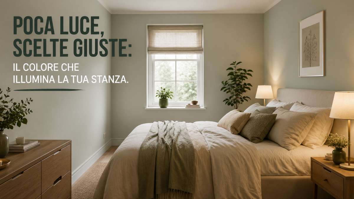 Come scegliere il colore delle pareti se la tua stanza riceve poca luce naturale
