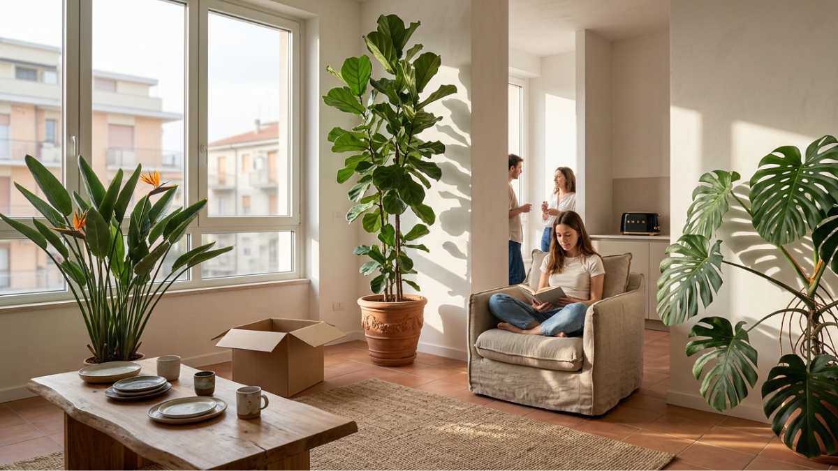 Gli architetti d'interni usano queste piante come farebbero con un oggetto di design. E costano molto meno.