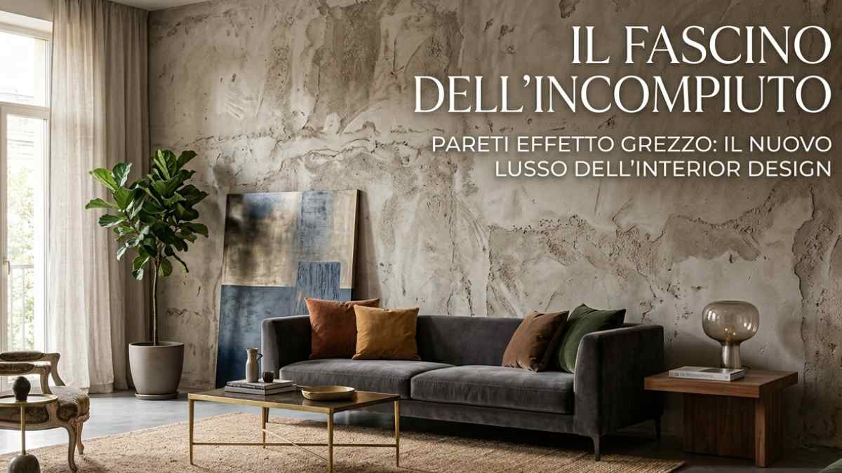 Muri che raccontano una storia: il ritorno della parete "imperfetta" tra cemento a vista e wabi-sabi
