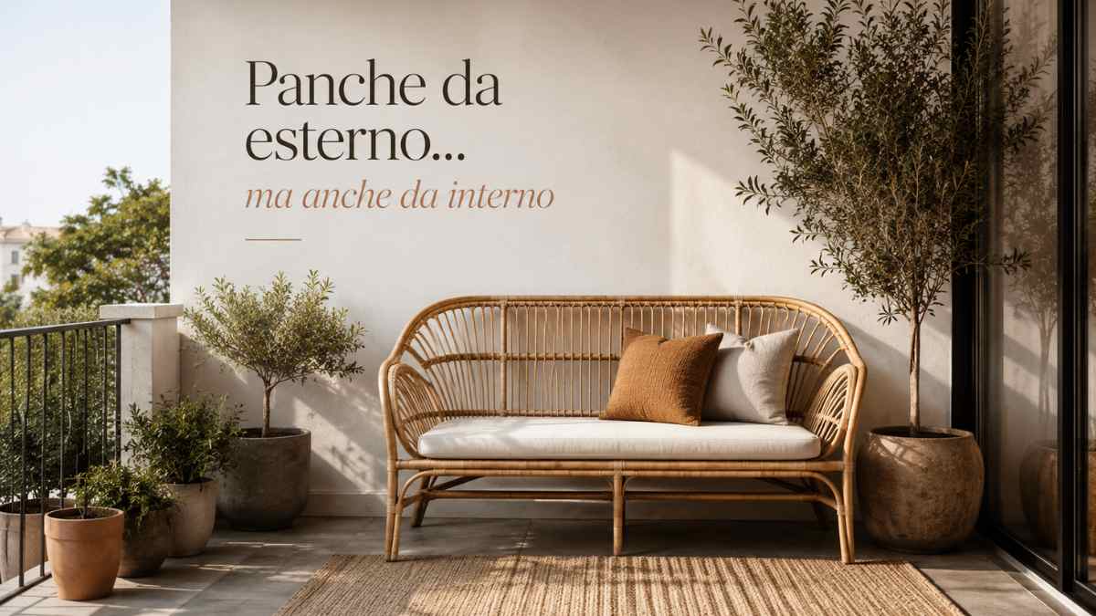 4 panche da giardino così belle che ti verrà voglia di usarle anche in salotto