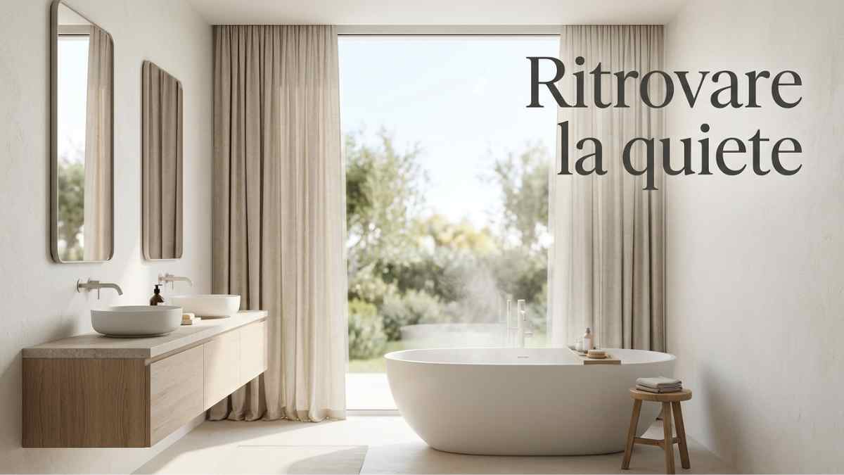 Il vero lusso è il silenzio: come rendere il bagno acusticamente confortevole