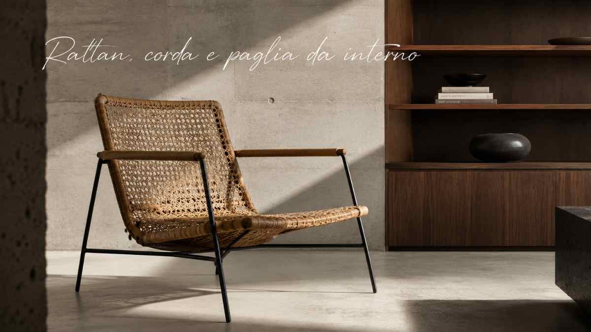 Corda, paglia e rattan: i segreti per abbinare le fibre naturali al design contemporaneo