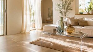 Trasparenze rinfrescanti: il trucco del vetro colorato e del plexiglass per alleggerire l'arredo nei mesi caldi