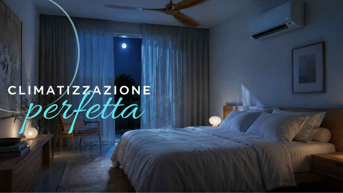 Il segreto del fresco persistente: come spegnere il condizionatore di notte e dormire bene fino al mattino