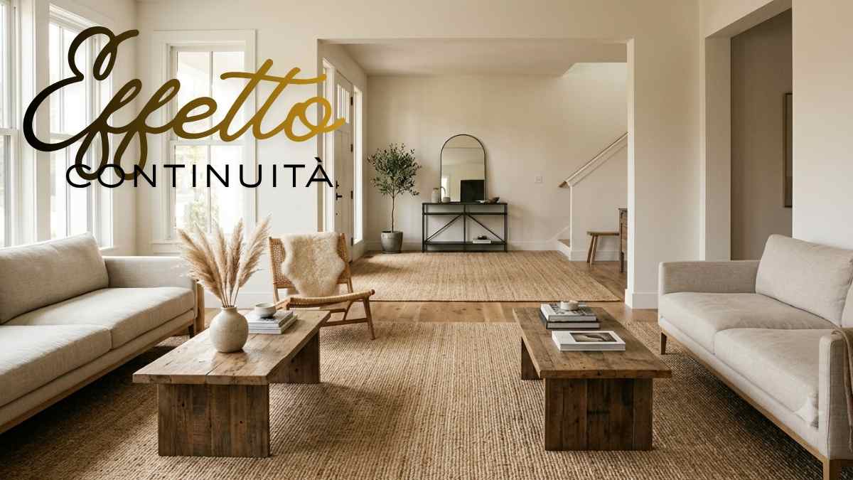 L’illusione del pavimento continuo: come usare i tappeti in fibra di sisal per unificare gli spazi e dare un senso di freschezza