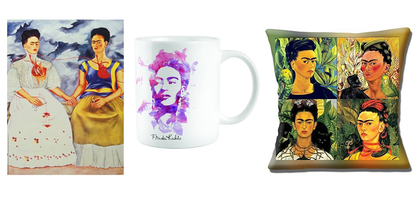 Accessori Frida Kahlo: i complementi per la casa dedicati alla grande artista