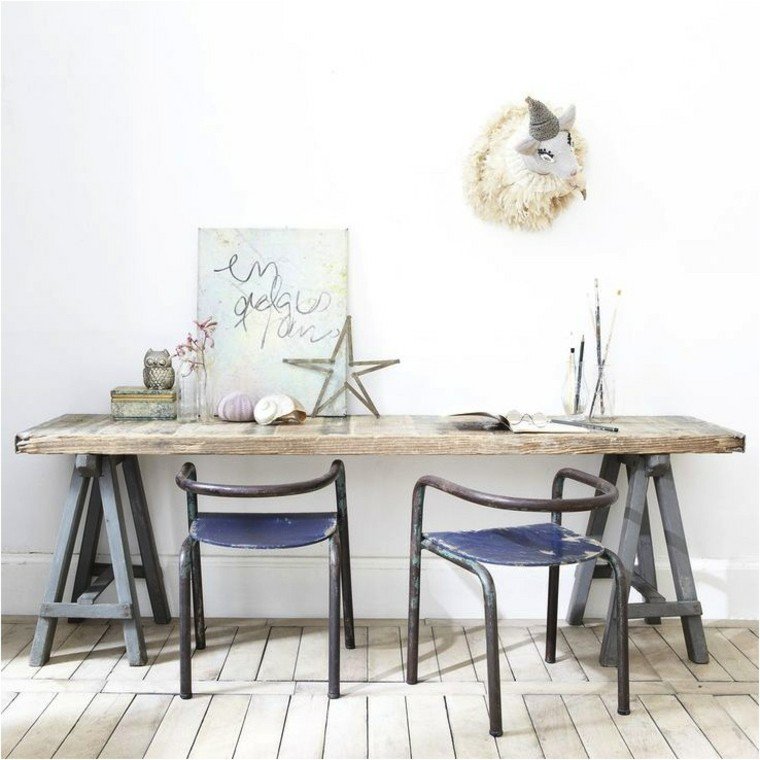 Angolo studio in stile industriale