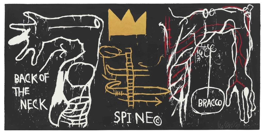 Basquiat Back of the Neck 1983