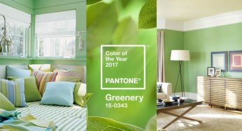 Pantone colore 2017: Greenery, nuance tenue e pastello per la casa