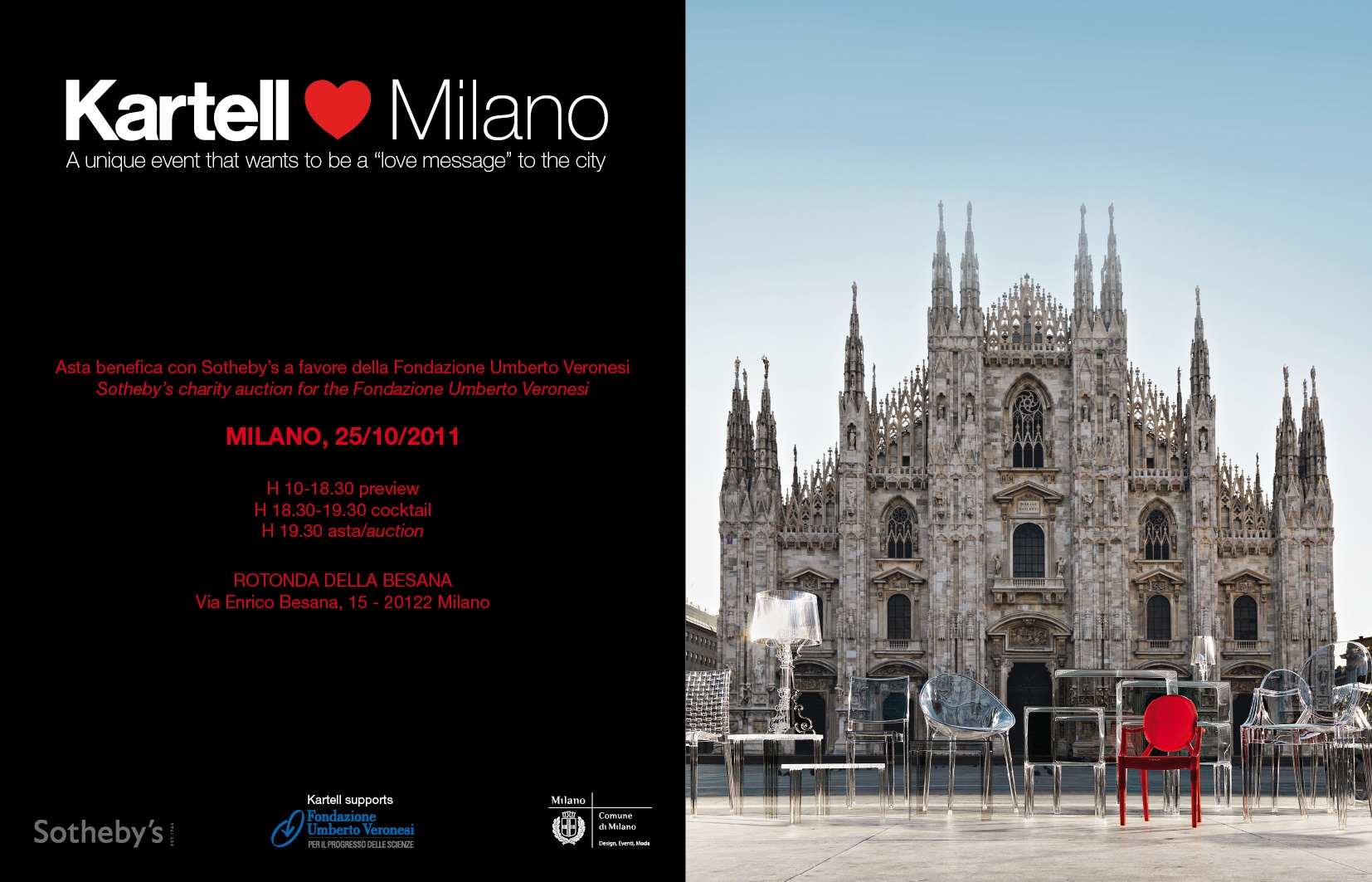 All’asta da Sotheby’s le opere di Kartell loves Milano