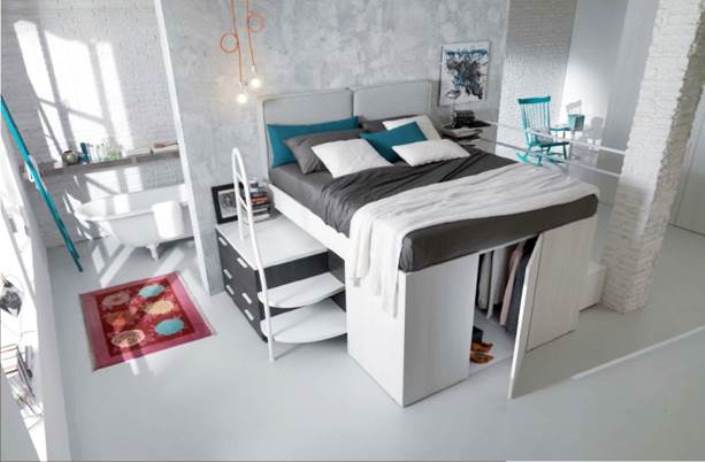 Letto soppalcato Fabbrica Camerette