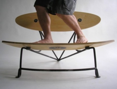 Panche in legno: Love Seat a forma di tavola da surf