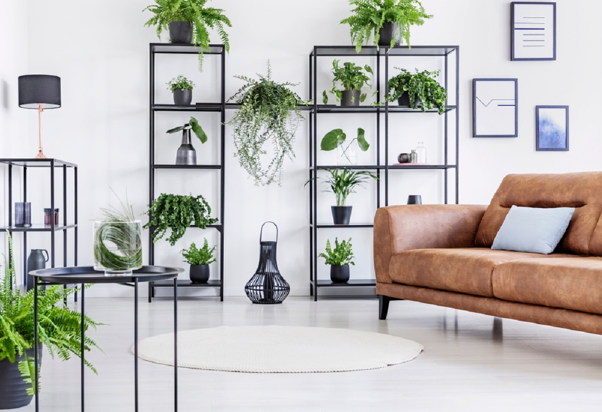 arredamento per la casa in metallo nero
