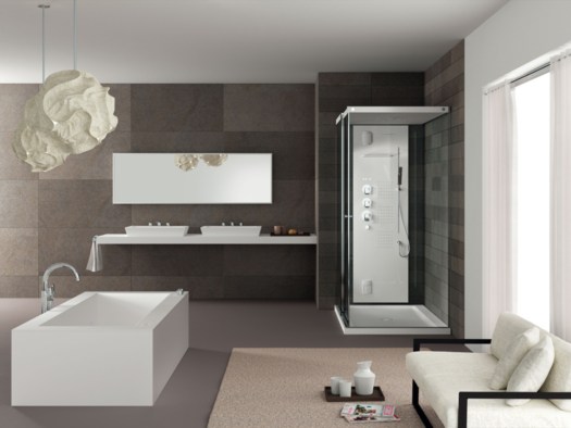 Flessibilità e design con il box doccia Light di Teuco
