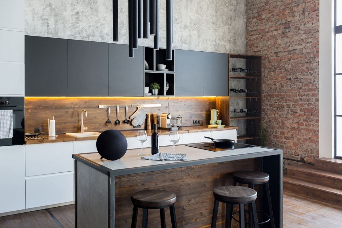 cucina in stile industriale