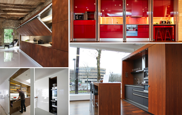cucine a scomparsa kitchen