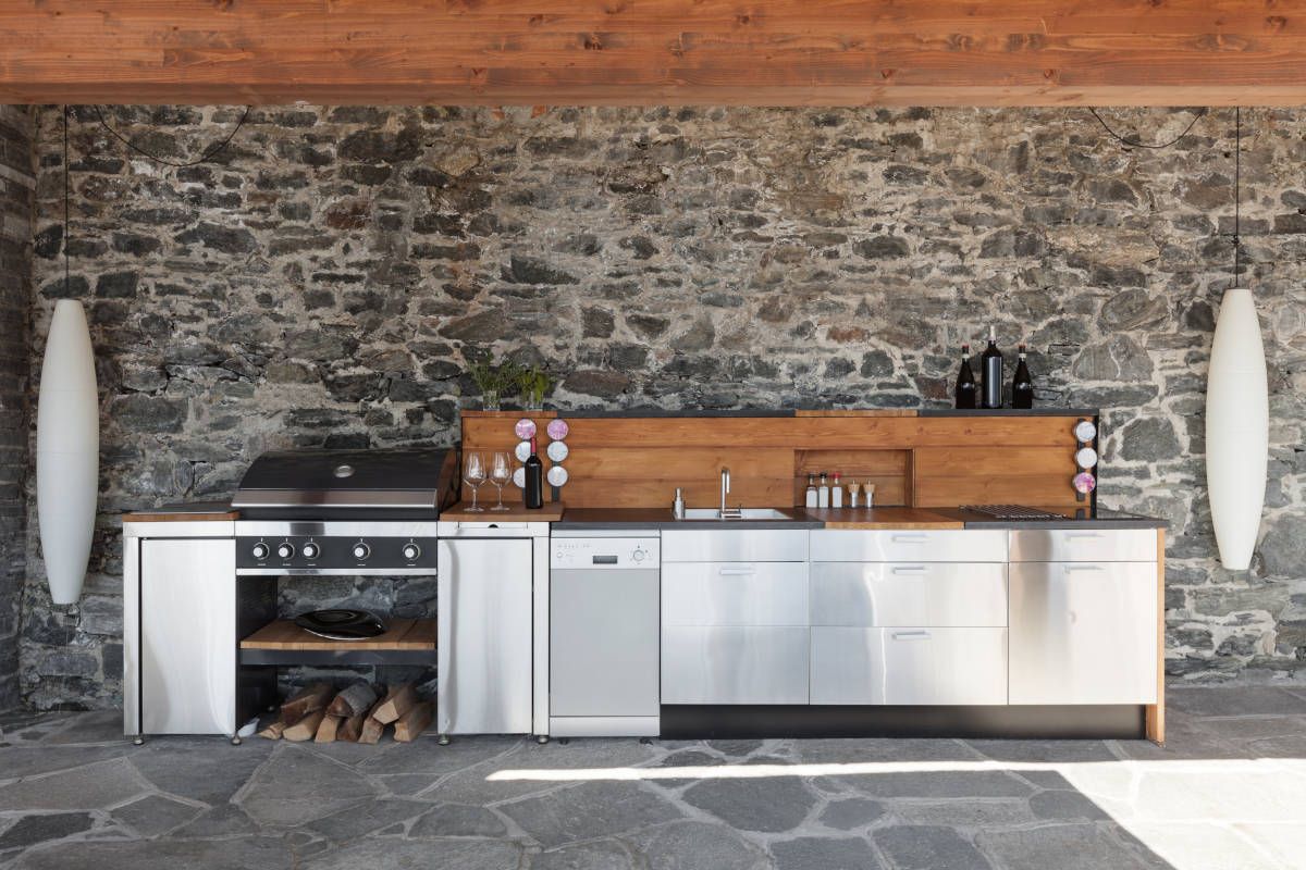 cucine da esterno prefabbricate